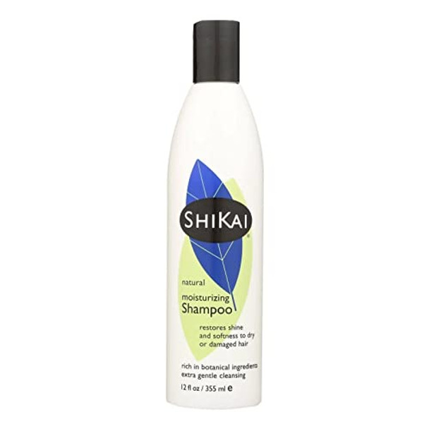 Shikai Moisturizing Shampoo (12 Oz) Extra Gentle Cleansing For Everyday Use Plant Based Ph-Balanced Formula For Clean Hair & Scalp