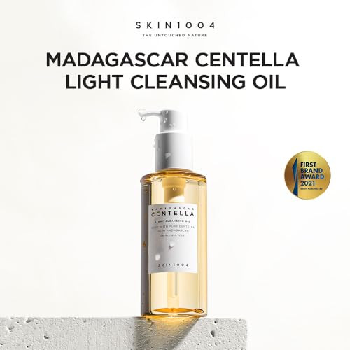 Skin1004 Madagascar Centella Light Cleansing Oil 6.76 Fl.Oz 200Ml Gentle Oil Cleanser For Face Korean Facial Cleanser Double Cleansing