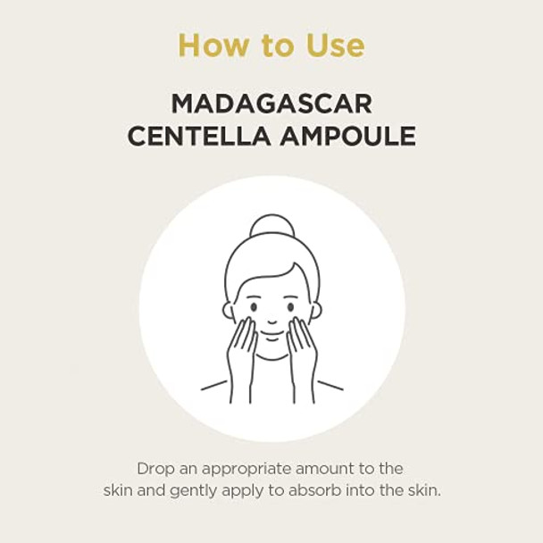 Skin1004 Madagascar Centella Asiatica Ampoule Facial Serum 1.01 Fl.Oz(30Ml) 100% Centella Asiatica Extract For Soothing Sensitive And Acne-Prone Skin