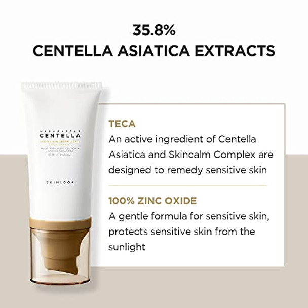 Skin1004 Madagascar Centella Air-Fit Suncream Light 1.69 Fl. Oz (50Ml) Skin1004 Madagascar Centella Air-Fit Suncream Light 1.69 Fl. Oz (50Ml)