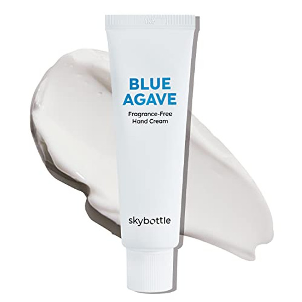 Skybottle Fragrance Blue Agave Hand Cream Vegan Hand Care Healing Hand Lotion Fast Absorbing With Shea Butter Girls Valentine 1.7 Fl. Oz