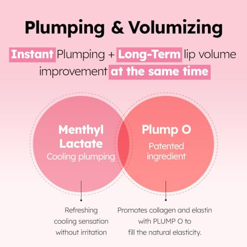 Skybottle Volumizing Color Lip Balm #03 Adore Pink Lip Plumper Tinted Chapstick Clean Lip Gloss Natural Makeup Korean Lip Balm Girls Valentine 0.12Oz