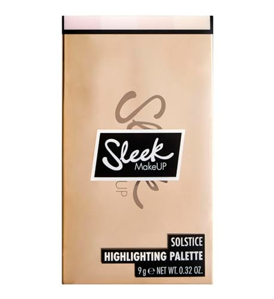 Sleek Makeup Highlighting Palette Four Dazzling Shades For A Supercharged Glow Long Lasting And Lightweight Intense Colour Solstice