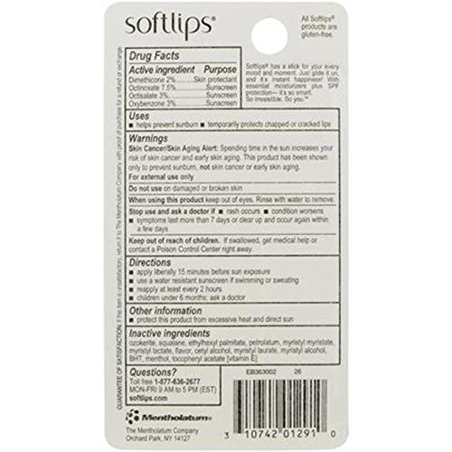 Softlips Hydration And Protection With Spf 20 Vanilla