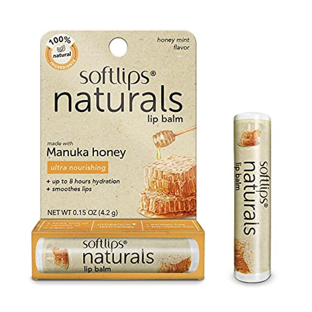 Softlips Natural With Manuka Honey Lip Balm (Pack Of 3)