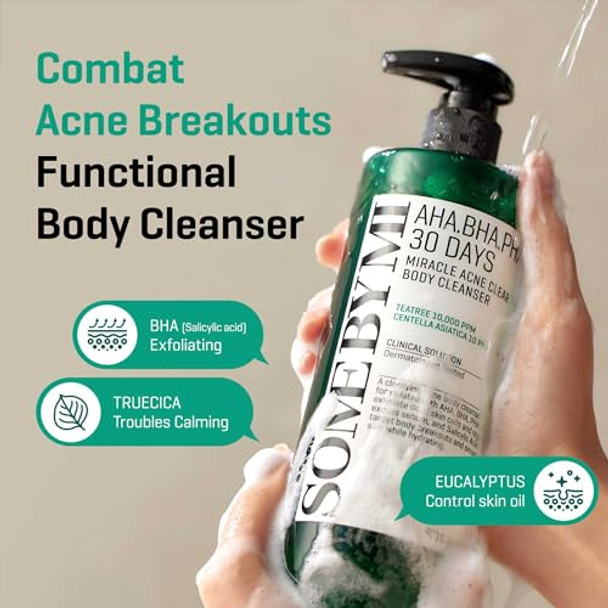 Some By Mi Aha Bha Pha 30 Days Miracle Acne Clear Body Cleanser + Acne Clear Foam Some By Mi Aha Bha Pha 30 Days Miracle Acne Clear Body Cleanser + Acne Clear Foam