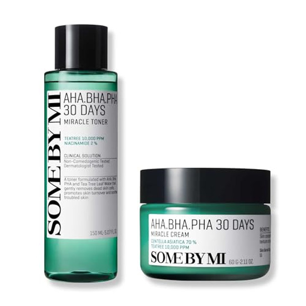 Some By Mi Aha Bha Pha 30 Days Miracle Toner + Aha Bha Pha 30 Days Miracle Cream