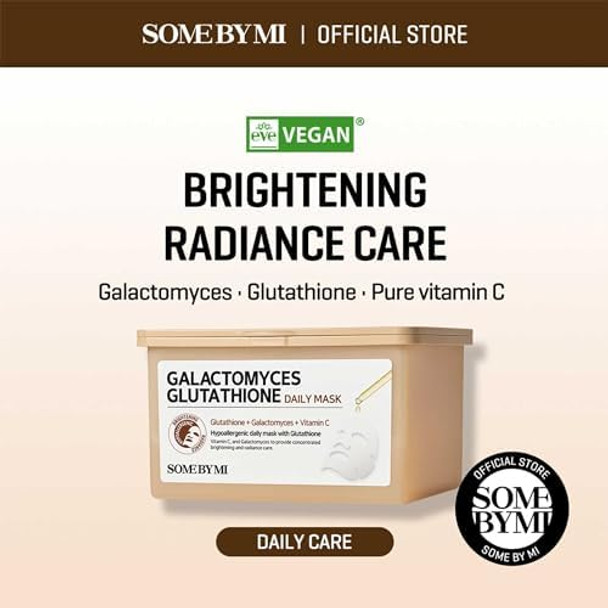 Some By Mi Galactomyces Pure Vitamin C Glow Toner + Glutathione Daily Mask