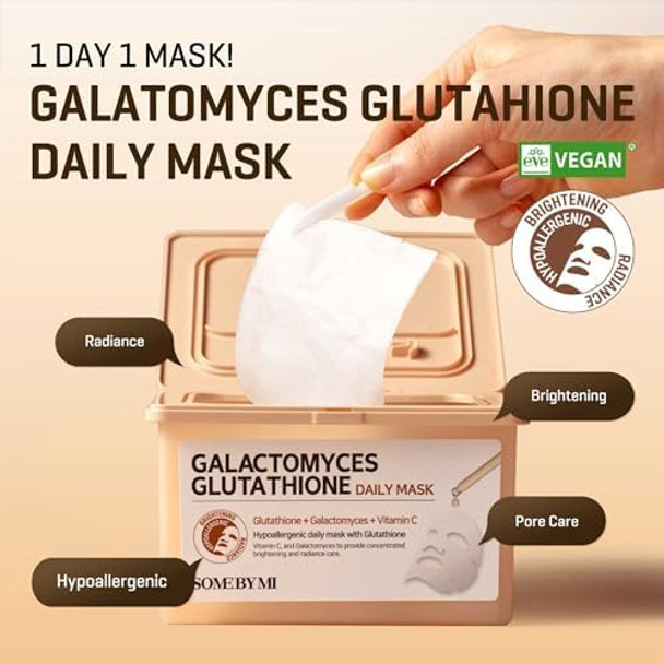 Some By Mi Galactomyces Pure Vitamin C Glow Toner + Glutathione Daily Mask