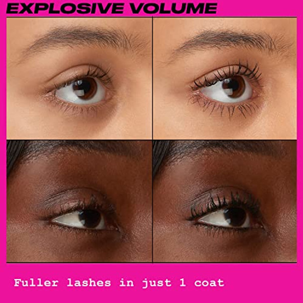 Uoma Beauty By Sharon C - Mascara Black Badder Boom Extreme Black Mascara Volume And Length Vegan Mascara + Argan Oil For Lash Volume Gentle Hypoallergenic Mascara For Sensitive Eyes Lengthening Mascara