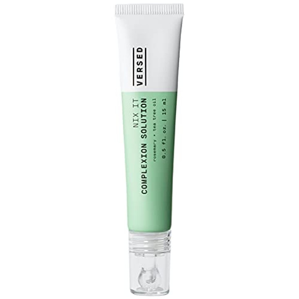 Versed Nix It Complexion Solution - Invisible Gel With Salicylic Acid + Tea Tree Oil - Non-Drying Acne-Fighting Spot Treatment For Face - Vegan (0.5 Fl Oz)