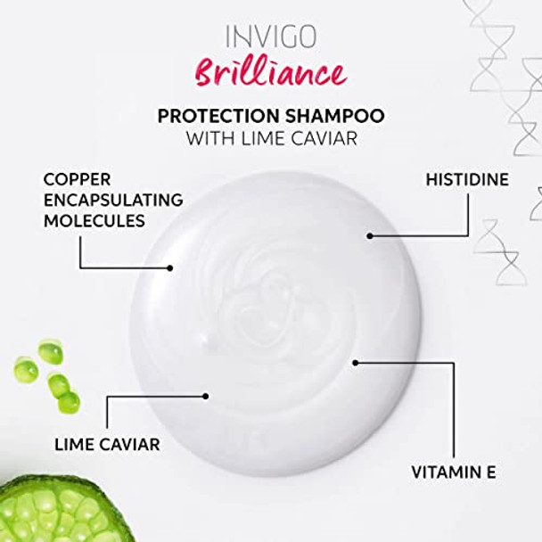 Wella Professionals Invigo Brilliance Shampoo & Conditioner Set For Coarse Hair For Color Protection & Color Vibrancy Liter Sizes