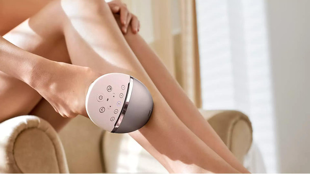 PHILIPS Lumea IPL Epilator with 4 attachments for Face, Body, Underarm and Bikini, Cordless, Model: BRI958/60, Rose Gold