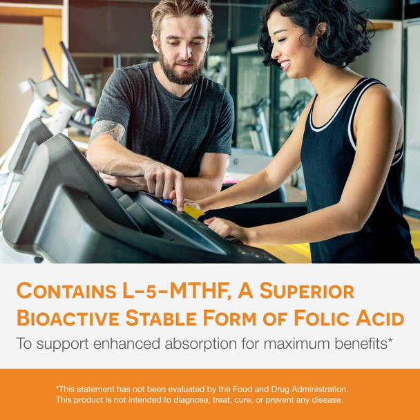 EZ Melts Dissolvable Folate 1667 mcg L-Methylfolate Sugar-Free 2-Month Supply