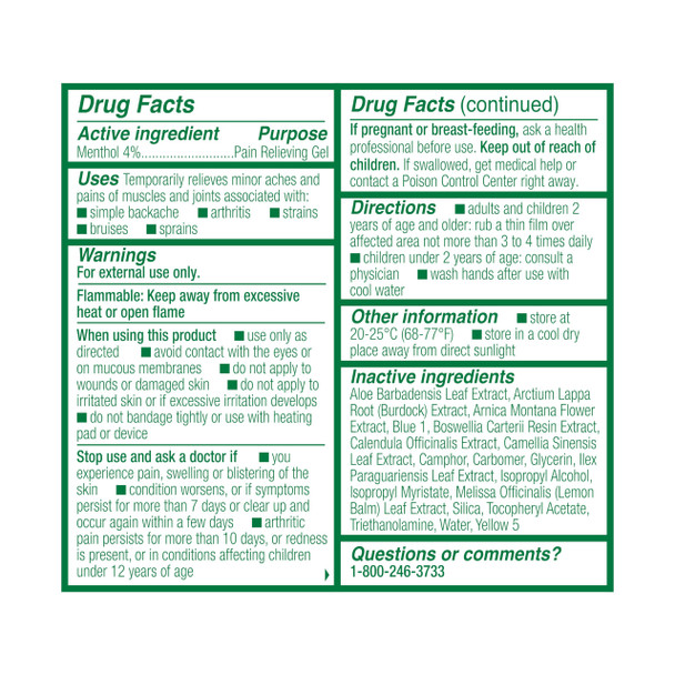 Biofreeze Roll On Pain Relief Knee & Lower Back Relief  Arthritis Pain Reliever Sore Muscle Relief Neck Pain Relie fCooling Joint Pain FSA Eligible Menthol Gel 2.5 Fl Oz