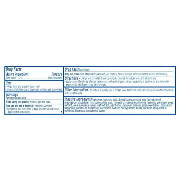 Balmex Zinc Oxide Diaper Rash Cream 4 Oz (Pack Of 6)