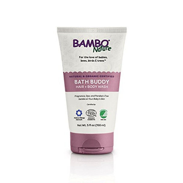 Bambo Nature Bath Buddy Hair & Body Wash 5 Fl Oz Tube 1 Count
