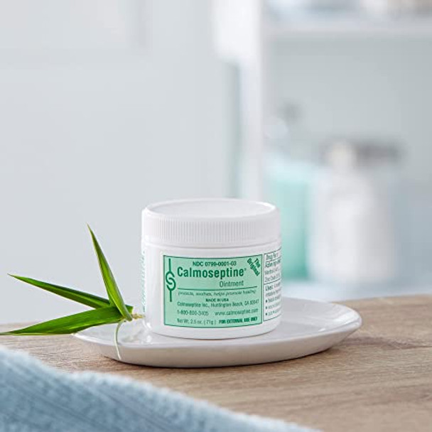 Calmoseptine Diaper Rash Ointment Jar - 2.5 Oz (Pack Of 5)