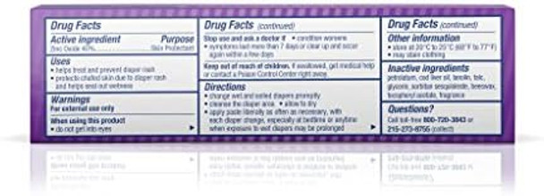 Desitin Maximum Strength Baby Diaper Rash Cream With 40% Zinc Oxide Travel Size 1 Oz