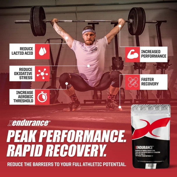 Xendurance Lactic Acid Buffer Tablets – Post Workout Training Recovery Supplement with Magnesium – Boost Gym & Sport Performance – Reduce Muscle Soreness – Unflavoured 180 Tablets