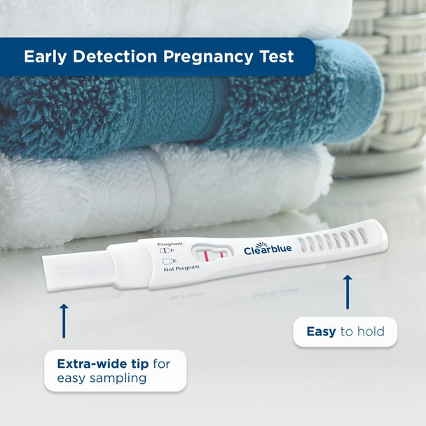 Clearblue Early Detection Pregnancy Test 3 Ct Clearblue Early Detection Pregnancy Test 3 Ct