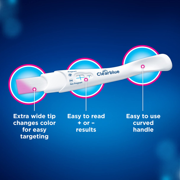 Clearblue Pregnancy Test Combo Pack 4ct - Digital with Smart Countdown & Rapid Detection - Value Pack