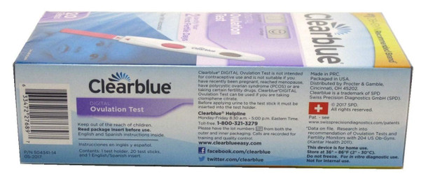 Clearblue Digital Ovulation Test 20 Tests