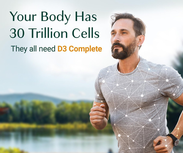 ALGAECAL 4-in-1 Vitamin D3 K2 Complete - ADK Vitamin Supplement Enhanced Immune Support & Bone Health with D3 K2 A & E - Whole Body Wellness & Bone Strength 60 Easy-Swallow Softgels Made in USA
