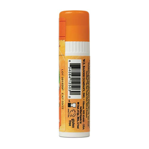 Badger Sweet Orange Cocoa Butter Lip Balm - .25Oz Stick