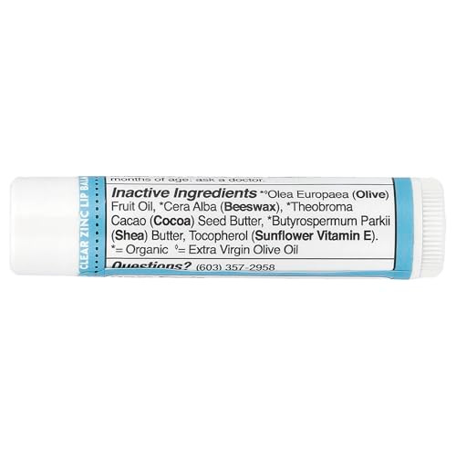 Badger Sunscreen Lip Balm Spf 15 Organic Mineral Sunscreen Spf Lip Balm With Zinc Oxide Reef Friendly Broad Spectrum Water Resistant Unscented .15 Oz