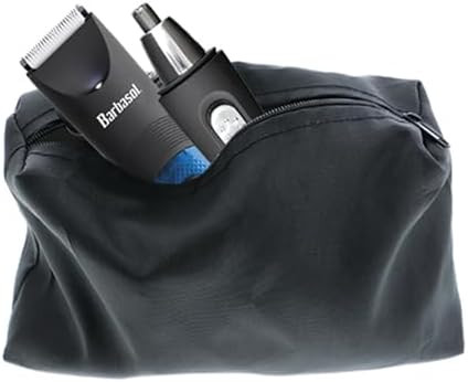 Barbasol Grooming Kit For Men 12 Piece Men’S Grooming And Manicure Travel Set Includes Trimmer Clippers Nose & Ear Trimmer 2 Nail Clippers Cuticle Scissors File And More Perfect For Travel