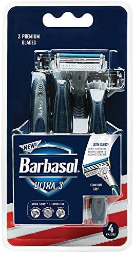 Barbasol Ultra 3 Premium Disposable Razor 4 Count