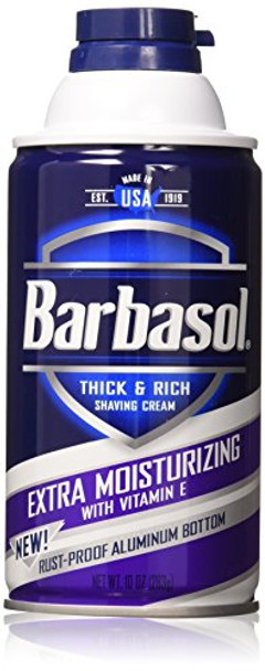Barbasol Extra Moisturizing With Vitamin E Shaving Cream 10 Oz. 2 Piece