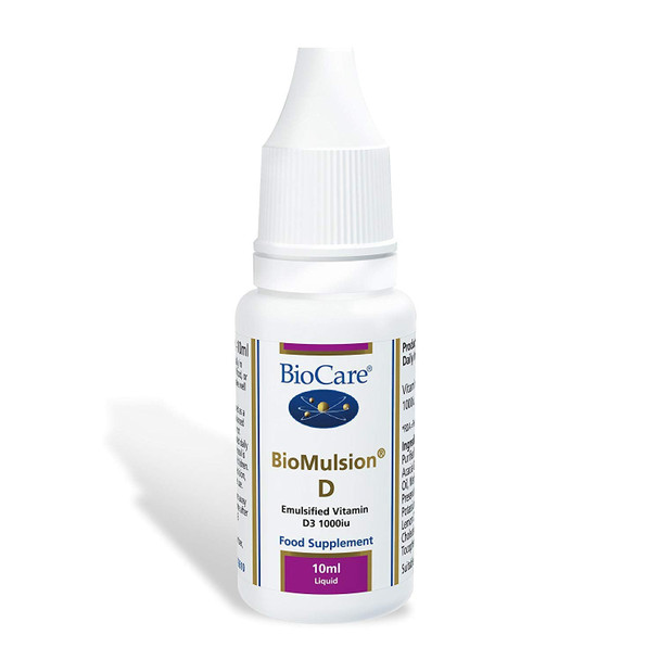 BioCare BioMulsion D - Liquid Emulsified 1000iu Vitamin D - 10ml