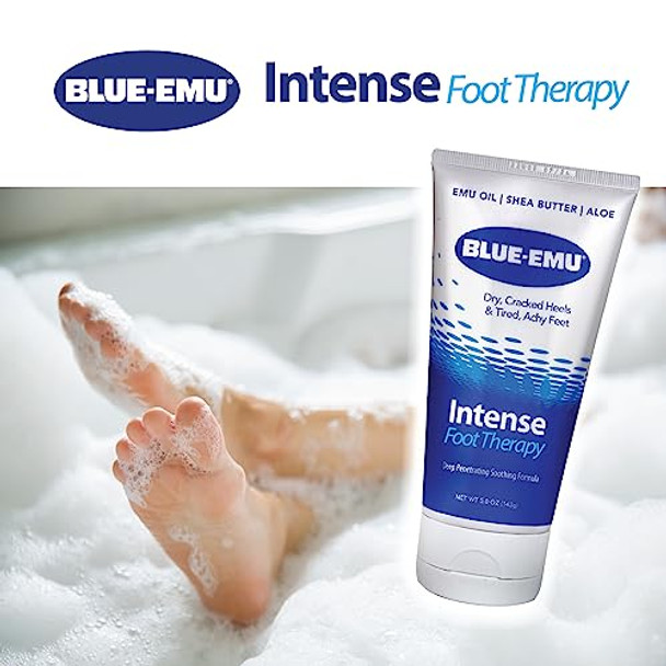 Blue-Emu Intense Foot Therapy Cream For Dry Skin And Tired Feet - 5Oz Blue-Emu Intense Foot Therapy Cream For Dry Skin And Tired Feet - 5Oz