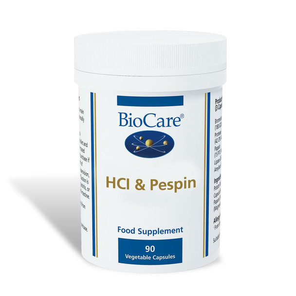 Biocare Hci & Pepsin 90 Capsules