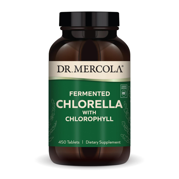 Dr Mercola Fermented Chlorella (450 Tablets - 90 Servings)