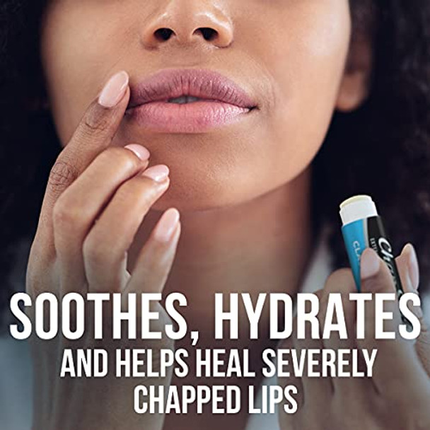 Chapstick Classic Medicated Lip Balm 6-Pack – External Analgesic Skin Protectant For Dry Lips & Cold Sore Pain Relief 0.15 Oz Ea