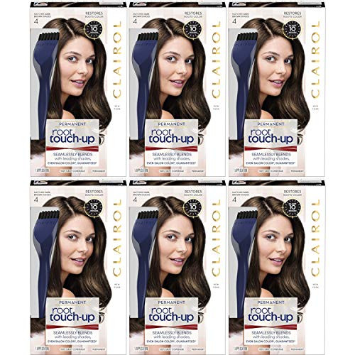 Clairol Nice 'N Easy Easy Root Touch-Up Dark Brown [004] 1 Ea (Pack Of 6)