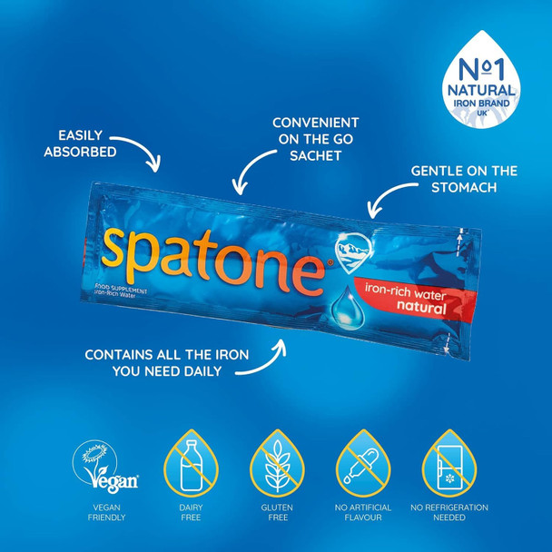 4 PACK Spatone  Spatone 100% Natural Iron Sup  28 sachet  4 PACK BUNDLE