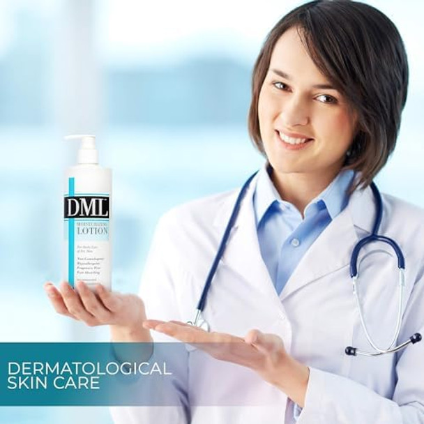Dml Moisturizing Lotion For Dry Skin Fragrance - 16 Oz (Pack Of 3)