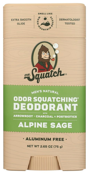 Dr. Squatch Alpine Sage Deodorant 2.65 Oz Dr. Squatch Alpine Sage Deodorant 2.65 Oz