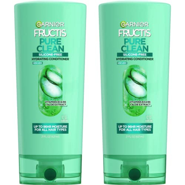 Garnier Fructis Pure Clean Hydrating Conditioner 12 Fl Oz 3 Count (Packaging May Vary)