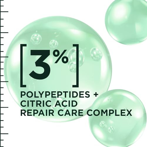 Garnier Fructis Hair Filler Bonding Pre-Shampoo + Fullness Repair Shampoo Conditioner + Thickeing Spray Set With Polypeptides (4 Items) 1 Kit