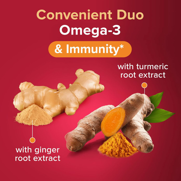 Seven Seas Omega-3 Fish Oil and Immunity  with Vitamin C Vitamin D and Zinc 30 day DUO pack 30 capsules + 30 tablets