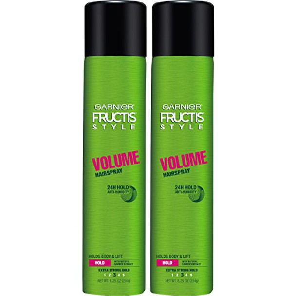 Garnier Fructis Style Volume Anti-Humidity Hairspray 8.25 Oz 2 Count (Packaging May Vary)