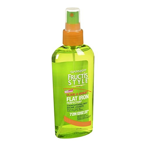 Garnier Fructis Style Sleek & Shine Flat Iron Perfector Straightening Mist 6 Oz (Pack Of 5)