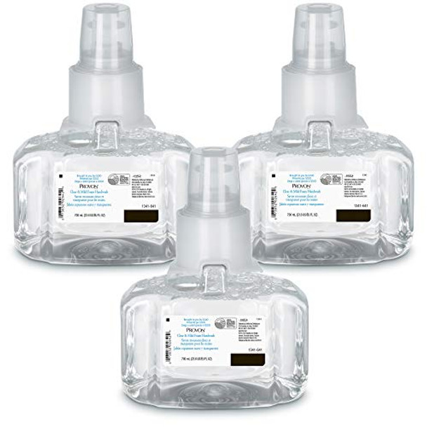 Gojo Provon Clear And Mild Foam Handwash Fragrance Ecologo 700 Ml Hand Soap Refill For Provon Ltx-7 Touch- Dispenser (Pack Of 3) - 1341-03