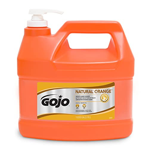 Gojo Natural Orange Liquid Hand Soap Orange Citrus Scent 128 Oz. (0945-04)