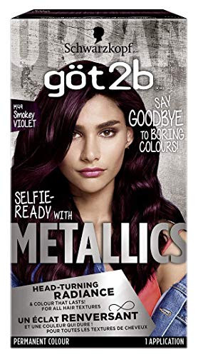 Got2B Schwarzkopf Metallics Permanent Hair Color M49 Smoky Violet